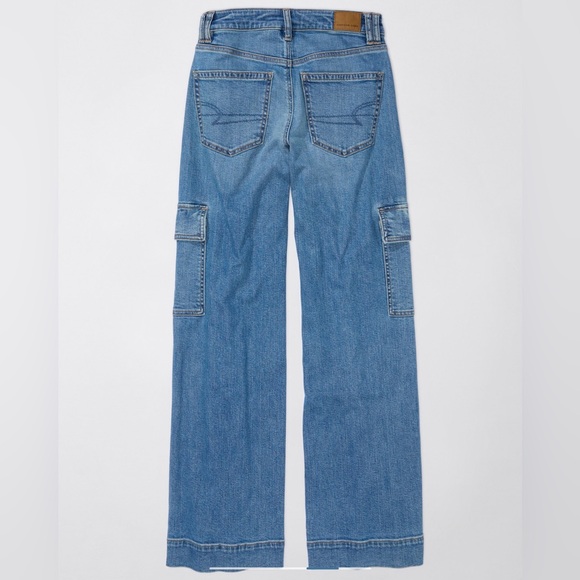 Cargo Baggy High Wasted Jeans - Picture 2 of 4